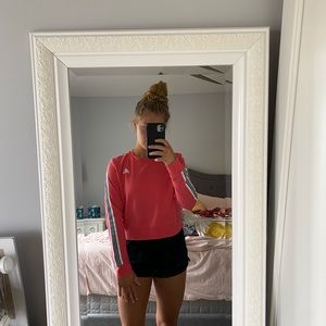 Pink Adidas Crewneck